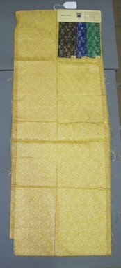 Onondaga Silk Company, Inc. (1925–1981). <em>Textile Swatches</em>, 1948–1959. Silk, metallic yarns, 47 1/2 x 17 1/4 in. (120.7 x 43.8 cm). Brooklyn Museum, Gift of the Onondaga Silk Company, 64.130.343 (Photo: Brooklyn Museum, CUR.64.130.343.jpg)