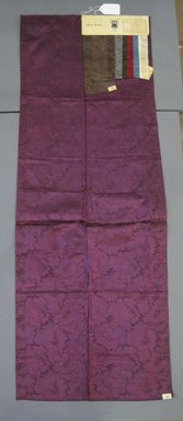 Onondaga Silk Company, Inc. (1925–1981). <em>Textile Swatches</em>, 1948–1959. Silk, 47 1/2 x 17 in. (120.7 x 43.2 cm). Brooklyn Museum, Gift of the Onondaga Silk Company, 64.130.348 (Photo: Brooklyn Museum, CUR.64.130.348.jpg)