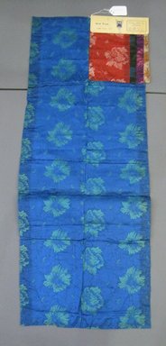 Onondaga Silk Company, Inc. (1925–1981). <em>Textile Swatches</em>, 1948–1959. Silk, 45 1/2 x 17 3/4 in. (115.6 x 45.1 cm). Brooklyn Museum, Gift of the Onondaga Silk Company, 64.130.358 (Photo: Brooklyn Museum, CUR.64.130.358.jpg)