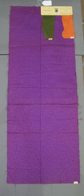 Onondaga Silk Company, Inc. (1925-1981). <em>Textile Swatches</em>, 1948-1959. Silk, 47 1/2 x 17 1/2 in. (120.7 x 44.5 cm). Brooklyn Museum, Gift of the Onondaga Silk Company, 64.130.363 (Photo: Brooklyn Museum, CUR.64.130.363.jpg)