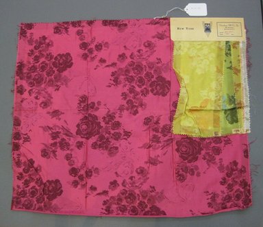 Onondaga Silk Company, Inc. (1925–1981). <em>Textile Swatches</em>, 1948–1959. Silk, 27 1/2 x 23 in. (69.9 x 58.4 cm). Brooklyn Museum, Gift of the Onondaga Silk Company, 64.130.367 (Photo: Brooklyn Museum, CUR.64.130.367.jpg)