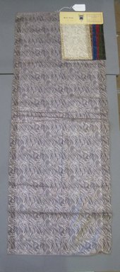 Onondaga Silk Company, Inc. (1925–1981). <em>Textile Swatches</em>, 1948–1959. Silk, 47 1/2 x 18 in. (120.7 x 45.7 cm). Brooklyn Museum, Gift of the Onondaga Silk Company, 64.130.391 (Photo: Brooklyn Museum, CUR.64.130.391.jpg)