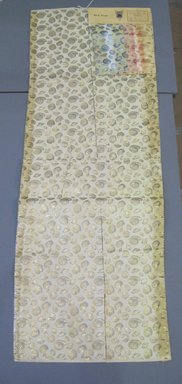 Onondaga Silk Company, Inc. (1925-1981). <em>Textile Swatches</em>, 1948-1959. 72% silk, 28% metal, 47 x 17 in. (119.4 x 43.2 cm). Brooklyn Museum, Gift of the Onondaga Silk Company, 64.130.407 (Photo: Brooklyn Museum, CUR.64.130.407.jpg)