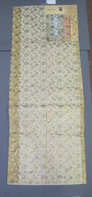 Onondaga Silk Company, Inc. (1925-1981). <em>Textile Swatches</em>, 1948-1959. 72% silk, 28% metal, 47 x 18 1/4 in. (119.4 x 46.4 cm). Brooklyn Museum, Gift of the Onondaga Silk Company, 64.130.408 (Photo: Brooklyn Museum, CUR.64.130.408.jpg)