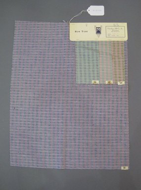 Onondaga Silk Company, Inc. (1925-1981). <em>Textile Swatches</em>, 1948-1959. Silk, 22 x 17 1/2 in. (55.9 x 44.5 cm). Brooklyn Museum, Gift of the Onondaga Silk Company, 64.130.422 (Photo: Brooklyn Museum, CUR.64.130.422.jpg)