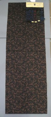 Onondaga Silk Company, Inc. (1925-1981). <em>Textile Swatches</em>, 1948-1959. Wool, silk, 54 x 18 1/2 in. (137.2 x 47 cm). Brooklyn Museum, Gift of the Onondaga Silk Company, 64.130.429 (Photo: Brooklyn Museum, CUR.64.130.429.jpg)