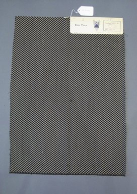 Onondaga Silk Company, Inc. (1925–1981). <em>Textile Swatches</em>, 1948–1959. 81% wool, 19% silk, 26 x 18 1/2 in. (66 x 47 cm). Brooklyn Museum, Gift of the Onondaga Silk Company, 64.130.432 (Photo: Brooklyn Museum, CUR.64.130.432.jpg)
