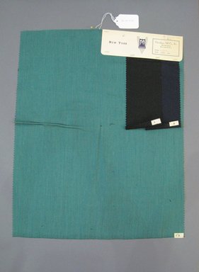 Onondaga Silk Company, Inc. (1925–1981). <em>Textile Swatches</em>, 1948–1959. 83% wool, 17% silk, 22 3/4 x 18 in. (57.8 x 45.7 cm). Brooklyn Museum, Gift of the Onondaga Silk Company, 64.130.434 (Photo: Brooklyn Museum, CUR.64.130.434.jpg)