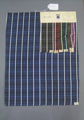 Onondaga Silk Company, Inc. (1925–1981). <em>Textile Swatches</em>, 1948–1959. 90% wool, 10% silk, 23 x 17 1/2 in. (58.4 x 44.5 cm). Brooklyn Museum, Gift of the Onondaga Silk Company, 64.130.438 (Photo: Brooklyn Museum, CUR.64.130.438.jpg)