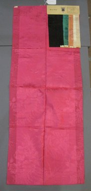 Onondaga Silk Company, Inc. (1925–1981). <em>Textile Swatches</em>, 1948–1959. Silk, 46 1/2 x 18 in. (118.1 x 45.7 cm). Brooklyn Museum, Gift of the Onondaga Silk Company, 64.130.455 (Photo: Brooklyn Museum, CUR.64.130.455.jpg)