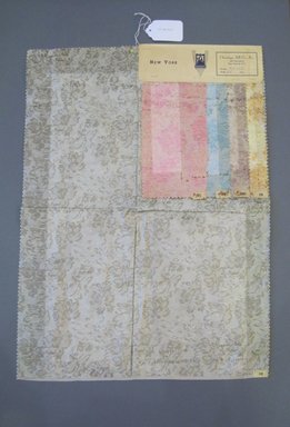 Onondaga Silk Company, Inc. (1925–1981). <em>Textile Swatches</em>, 1948–1959. Silk, 23 1/2 x 17 in. (59.7 x 43.2 cm). Brooklyn Museum, Gift of the Onondaga Silk Company, 64.130.467 (Photo: Brooklyn Museum, CUR.64.130.467.jpg)