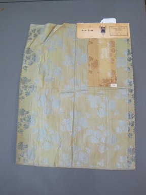 Onondaga Silk Company, Inc. (1925–1981). <em>Textile Swatches</em>, 1948–1959. Silk, 23 3/4 x 18 in. (60.3 x 45.7 cm). Brooklyn Museum, Gift of the Onondaga Silk Company, 64.130.516 (Photo: Brooklyn Museum, CUR.64.130.516.jpg)