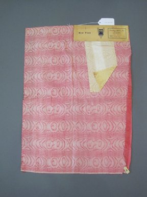 Onondaga Silk Company, Inc. (1925-1981). <em>Textile Swatches</em>, 1948-1959. Silk, 23 1/2 x 17 1/4 in. (59.7 x 43.8 cm). Brooklyn Museum, Gift of the Onondaga Silk Company, 64.130.520 (Photo: Brooklyn Museum, CUR.64.130.520.jpg)