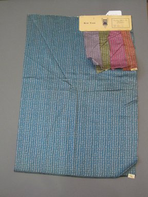 Onondaga Silk Company, Inc. (1925-1981). <em>Textile Swatches</em>, 1948-1959. 52% worsted, 48% silk, 26 1/2 x 18 1/2 in. (67.3 x 47 cm). Brooklyn Museum, Gift of the Onondaga Silk Company, 64.130.524 (Photo: Brooklyn Museum, CUR.64.130.524.jpg)