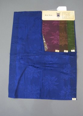 Onondaga Silk Company, Inc. (1925-1981). <em>Textile Swatches</em>, 1948-1959. Silk, 24 x 17 1/4 in. (61 x 43.8 cm). Brooklyn Museum, Gift of the Onondaga Silk Company, 64.130.530 (Photo: Brooklyn Museum, CUR.64.130.530.jpg)