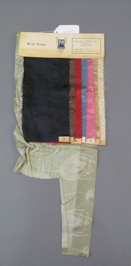 Onondaga Silk Company, Inc. (1925–1981). <em>Textile Swatches</em>, 1948–1959. Silk, 22 1/4 x 9 1/4 in. (56.5 x 23.5 cm). Brooklyn Museum, Gift of the Onondaga Silk Company, 64.130.535 (Photo: Brooklyn Museum, CUR.64.130.535.jpg)
