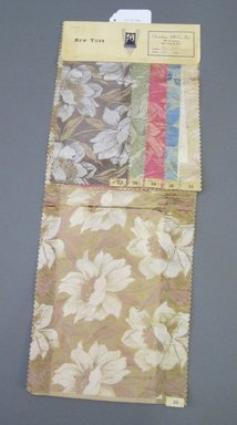 Onondaga Silk Company, Inc. (1925–1981). <em>Textile Swatches</em>, 1948–1959. Silk, 23 3/4 x 9 in. (60.3 x 22.9 cm). Brooklyn Museum, Gift of the Onondaga Silk Company, 64.130.546 (Photo: Brooklyn Museum, CUR.64.130.546.jpg)