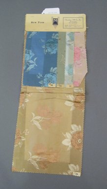 Onondaga Silk Company, Inc. (1925–1981). <em>Textile Swatches</em>, 1948–1959. Silk, 23 x 9 in. (58.4 x 22.9 cm). Brooklyn Museum, Gift of the Onondaga Silk Company, 64.130.548 (Photo: Brooklyn Museum, CUR.64.130.548.jpg)