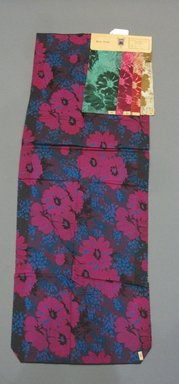 Onondaga Silk Company, Inc. (1925–1981). <em>Textile Swatches</em>, 1948–1959. Silk, 46 x 17 1/4 in. (116.8 x 43.8 cm). Brooklyn Museum, Gift of the Onondaga Silk Company, 64.130.553 (Photo: Brooklyn Museum, CUR.64.130.553.jpg)