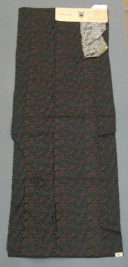 Onondaga Silk Company, Inc. (1925–1981). <em>Textile Swatches</em>, 1948–1959. Silk, 41 1/2 x 15 1/4 in. (105.4 x 38.7 cm). Brooklyn Museum, Gift of the Onondaga Silk Company, 64.130.575 (Photo: Brooklyn Museum, CUR.64.130.575.jpg)