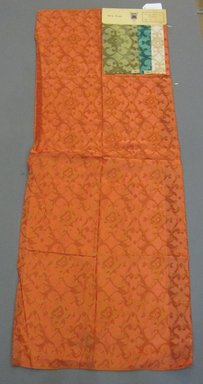 Onondaga Silk Company, Inc. (1925-1981). <em>Textile Swatches</em>, 1948-1959. Silk, 47 x 18 in. (119.4 x 45.7 cm). Brooklyn Museum, Gift of the Onondaga Silk Company, 64.130.577 (Photo: Brooklyn Museum, CUR.64.130.577.jpg)