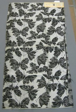 Onondaga Silk Company, Inc. (1925–1981). <em>Textile Swatches</em>, 1948–1959. 64% acetate, 36% silk, 45 x 23 3/4 in. (114.3 x 60.3 cm). Brooklyn Museum, Gift of the Onondaga Silk Company, 64.130.580 (Photo: Brooklyn Museum, CUR.64.130.580.jpg)