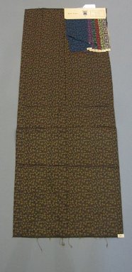Onondaga Silk Company, Inc. (1925–1981). <em>Textile Swatches</em>, 1948–1959. Silk, 47 x 17 1/2 in. (119.4 x 44.5 cm). Brooklyn Museum, Gift of the Onondaga Silk Company, 64.130.601 (Photo: Brooklyn Museum, CUR.64.130.601.jpg)