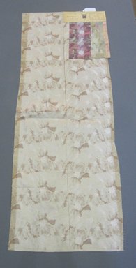 Onondaga Silk Company, Inc. (1925–1981). <em>Textile Swatches</em>, 1948–1959. Silk, 48 x 17 1/2 in. (121.9 x 44.5 cm). Brooklyn Museum, Gift of the Onondaga Silk Company, 64.130.602 (Photo: Brooklyn Museum, CUR.64.130.602.jpg)