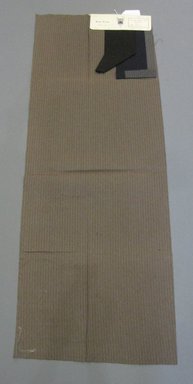 Onondaga Silk Company, Inc. (1925–1981). <em>Textile Swatches</em>, 1948–1959. 90% wool, 10% silk, 48 1/2 x 17 1/2 in. (123.2 x 44.5 cm). Brooklyn Museum, Gift of the Onondaga Silk Company, 64.130.619 (Photo: Brooklyn Museum, CUR.64.130.619.jpg)