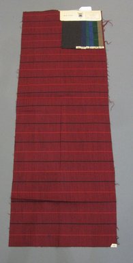 Onondaga Silk Company, Inc. (1925–1981). <em>Textile Swatches</em>, 1948–1959. 90% wool, 10% silk, 48 1/2 x 17 1/4 in. (123.2 x 43.8 cm). Brooklyn Museum, Gift of the Onondaga Silk Company, 64.130.634 (Photo: Brooklyn Museum, CUR.64.130.634.jpg)