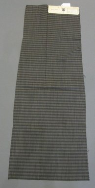 Onondaga Silk Company, Inc. (1925–1981). <em>Textile Swatches</em>, 1948–1959. 83% wool, 17% silk, 48 1/4 x 16 3/4 in. (122.6 x 42.5 cm). Brooklyn Museum, Gift of the Onondaga Silk Company, 64.130.637 (Photo: Brooklyn Museum, CUR.64.130.637.jpg)