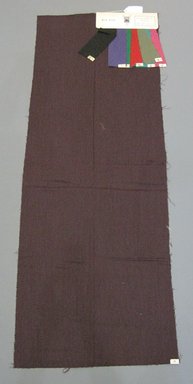 Onondaga Silk Company, Inc. (1925–1981). <em>Textile Swatches</em>, 1948–1959. 83% wool, 17% silk, 48 x 17 1/2 in. (121.9 x 44.5 cm). Brooklyn Museum, Gift of the Onondaga Silk Company, 64.130.639 (Photo: Brooklyn Museum, CUR.64.130.639.jpg)