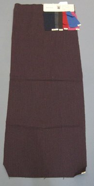 Onondaga Silk Company, Inc. (1925–1981). <em>Textile Swatches</em>, 1948–1959. 83% wool, 17% silk, 48 x 18 in. (121.9 x 45.7 cm). Brooklyn Museum, Gift of the Onondaga Silk Company, 64.130.667 (Photo: Brooklyn Museum, CUR.64.130.667.jpg)