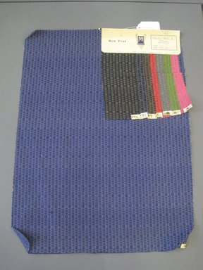 Onondaga Silk Company, Inc. (1925-1981). <em>Textile Swatches</em>, 1948-1959. 83% wool, 17% silk, 24 x 18 in. (61 x 45.7 cm). Brooklyn Museum, Gift of the Onondaga Silk Company, 64.130.675 (Photo: Brooklyn Museum, CUR.64.130.675.jpg)