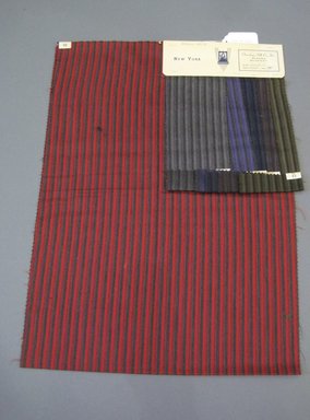 Onondaga Silk Company, Inc. (1925–1981). <em>Textile Swatches</em>, 1948–1959. 87% wool, 13% silk, 23 1/2 x 17 in. (59.7 x 43.2 cm). Brooklyn Museum, Gift of the Onondaga Silk Company, 64.130.682 (Photo: Brooklyn Museum, CUR.64.130.682.jpg)