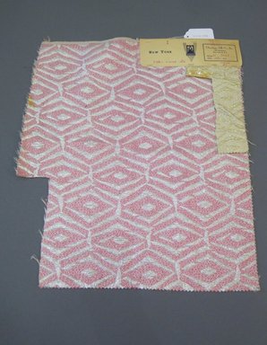 Onondaga Silk Company, Inc. (1925–1981). <em>Textile Swatches</em>, 1948–1959. 76% wool, 14% silk, 6% metal, 4% nylon, 21 x 18 in. (53.3 x 45.7 cm). Brooklyn Museum, Gift of the Onondaga Silk Company, 64.130.684 (Photo: Brooklyn Museum, CUR.64.130.684.jpg)