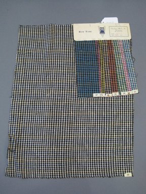 Onondaga Silk Company, Inc. (1925–1981). <em>Textile Swatches</em>, 1948–1959. Silk, 23 x 17 1/2 in. (58.4 x 44.5 cm). Brooklyn Museum, Gift of the Onondaga Silk Company, 64.130.705 (Photo: Brooklyn Museum, CUR.64.130.705.jpg)