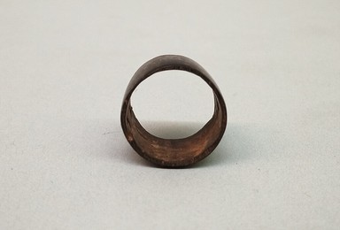 Kaapor. <em>Ring</em>, 20th century. Tucuman fruit, 1/2 × 3/4 × 3/4 in. (1.3 × 1.9 × 1.9 cm). Brooklyn Museum, Gift of Ingeborg de Beausacq, 64.248.27. Creative Commons-BY (Photo: Brooklyn Museum, CUR.64.248.27_view01.jpg)