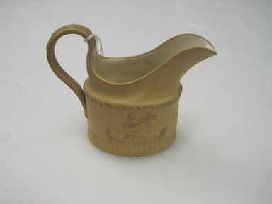 Josiah Wedgwood & Sons Ltd. (founded 1759). <em>Turner Cane Ware Creamer</em>. Brooklyn Museum, Gift of the Estate of Emily Winthrop Miles, 64.82.12. Creative Commons-BY (Photo: Brooklyn Museum, CUR.64.82.12_view1.jpg)