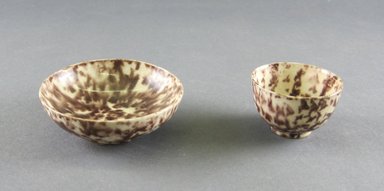  <em>Miniature Tea Set</em>., Pitcher: 2 1/16 x 2 x 1 3/8 in. (5.2 x 5.1 x 3.5 cm). Brooklyn Museum, Gift of the Estate of Emily Winthrop Miles, 64.82.87a-g2. Creative Commons-BY (Photo: Brooklyn Museum, CUR.64.82.87b-c_view1.jpg)