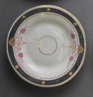  <em>Child's Dish</em>, ca. 1880. Porcelain, 3 3/8 in. (8.6 cm). Brooklyn Museum, Gift of Amelia Beard Hollenback, 66.25.12. Creative Commons-BY (Photo: Brooklyn Museum, CUR.66.25.12.jpg)