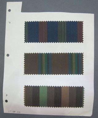 Fab-Tex Inc.. <em>Fabric Swatch</em>, 1963-1966. Silk, sheet: 8 1/4 x 10 1/2 in. (21 x 26.7 cm). Brooklyn Museum, Gift of Fab-Tex Inc., 67.158.103 (Photo: Brooklyn Museum, CUR.67.158.103.jpg)