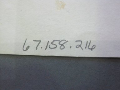 Fab-Tex Inc.. <em>Fabric Swatch</em>, 1963-1966. Cotton, sheet: 8 1/4 x 10 1/2 in. (21 x 26.7 cm). Brooklyn Museum, Gift of Fab-Tex Inc., 67.158.216 (Photo: Brooklyn Museum, CUR.67.158.216_documentation.jpg)