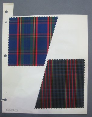 Fab-Tex Inc.. <em>Fabric Swatch</em>, 1963-1966. Cotton, sheet: 8 1/4 x 10 1/2 in. (21 x 26.7 cm). Brooklyn Museum, Gift of Fab-Tex Inc., 67.158.93 (Photo: Brooklyn Museum, CUR.67.158.93.jpg)