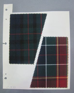 Fab-Tex Inc.. <em>Fabric Swatch</em>, 1963-1966. Cotton, sheet: 8 1/4 x 10 1/2 in. (21 x 26.7 cm). Brooklyn Museum, Gift of Fab-Tex Inc., 67.158.97 (Photo: Brooklyn Museum, CUR.67.158.97.jpg)