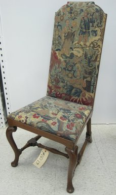 Unknown. <em>Side Chair - One of a Set of Eight</em>, ca. 1710. Walnut, beech, needlework, 43 1/2 x 20 3/4 x 24 in. (110.5 x 52.7 x 61 cm). Brooklyn Museum, Gift of Mrs. H. A. Metzger, 67.197.4. Creative Commons-BY (Photo: Brooklyn Museum, CUR.67.197.4.jpg)