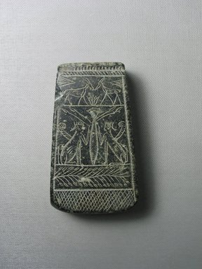  <em>Kohl Container</em>. Steatite, 4 13/16 x 2 7/8 x 1 1/8 in. (12.2 x 7.3 x 2.9 cm). Brooklyn Museum, Charles Edwin Wilbour Fund, 68.2. Creative Commons-BY (Photo: Brooklyn Museum, CUR.68.2_view1.jpg)
