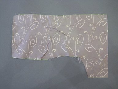  <em>Textile Swatch</em>, 1950s to 1960s. Silk, 11 1/2 x 7 1/2 in. (29.2 x 19.1 cm). Brooklyn Museum, Gift of Mrs. Robert G. Olmsted and Constable MacCracken, 69.149.80.16 (Photo: Brooklyn Museum, CUR.69.149.80.16.jpg)