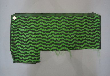  <em>Textile Swatch</em>, 1950s to 1960s. Silk, 22 1/2 x 12 1/2 in. (57.2 x 31.8 cm). Brooklyn Museum, Gift of Mrs. Robert G. Olmsted and Constable MacCracken, 69.149.80.40 (Photo: Brooklyn Museum, CUR.69.149.80.40.jpg)