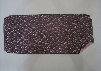  <em>Textile Swatch</em>, 1950s to 1960s. Silk, 21 1/2 x 9 1/2 in. (54.6 x 24.1 cm). Brooklyn Museum, Gift of Mrs. Robert G. Olmsted and Constable MacCracken, 69.149.80.44 (Photo: Brooklyn Museum, CUR.69.149.80.44.jpg)